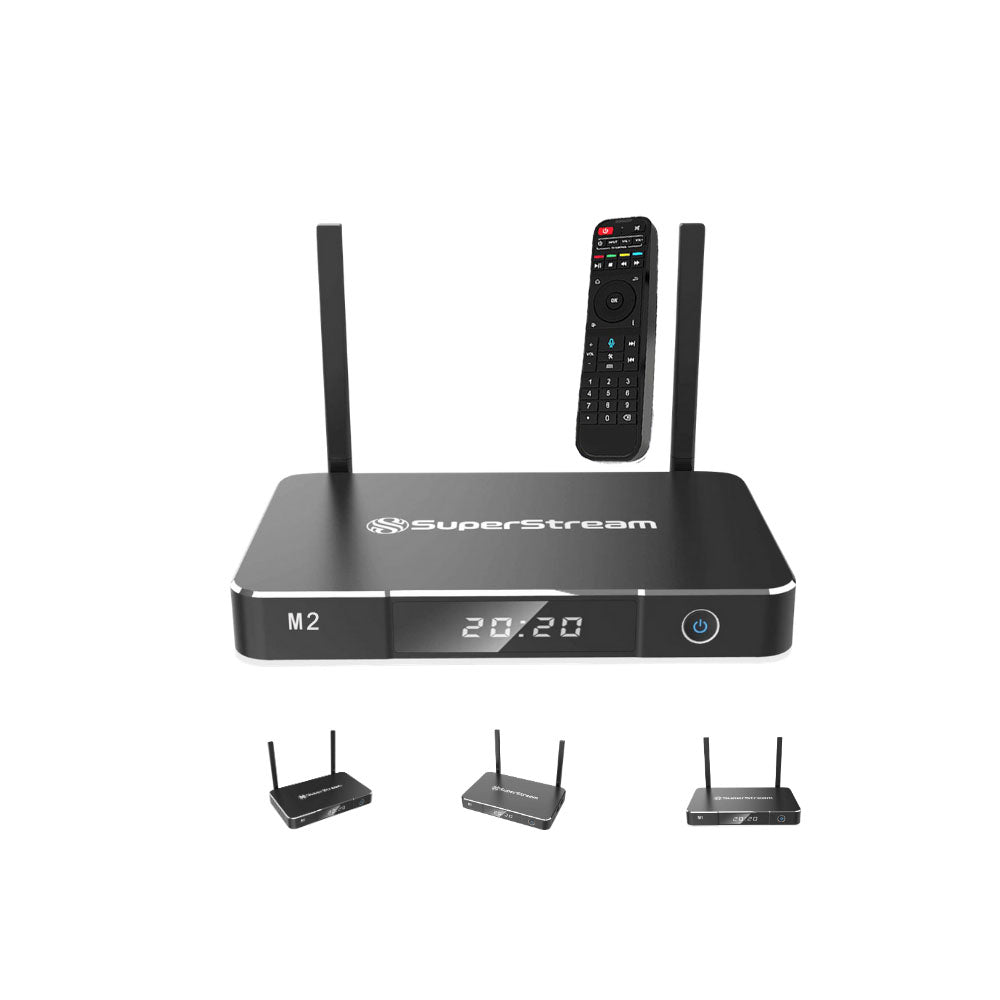 SuperStream M3 Android TV Box, Voice Control Remote, Fully Load 6K with 4Gb RAM & 64 GB Media Player Free 3 day Shipping