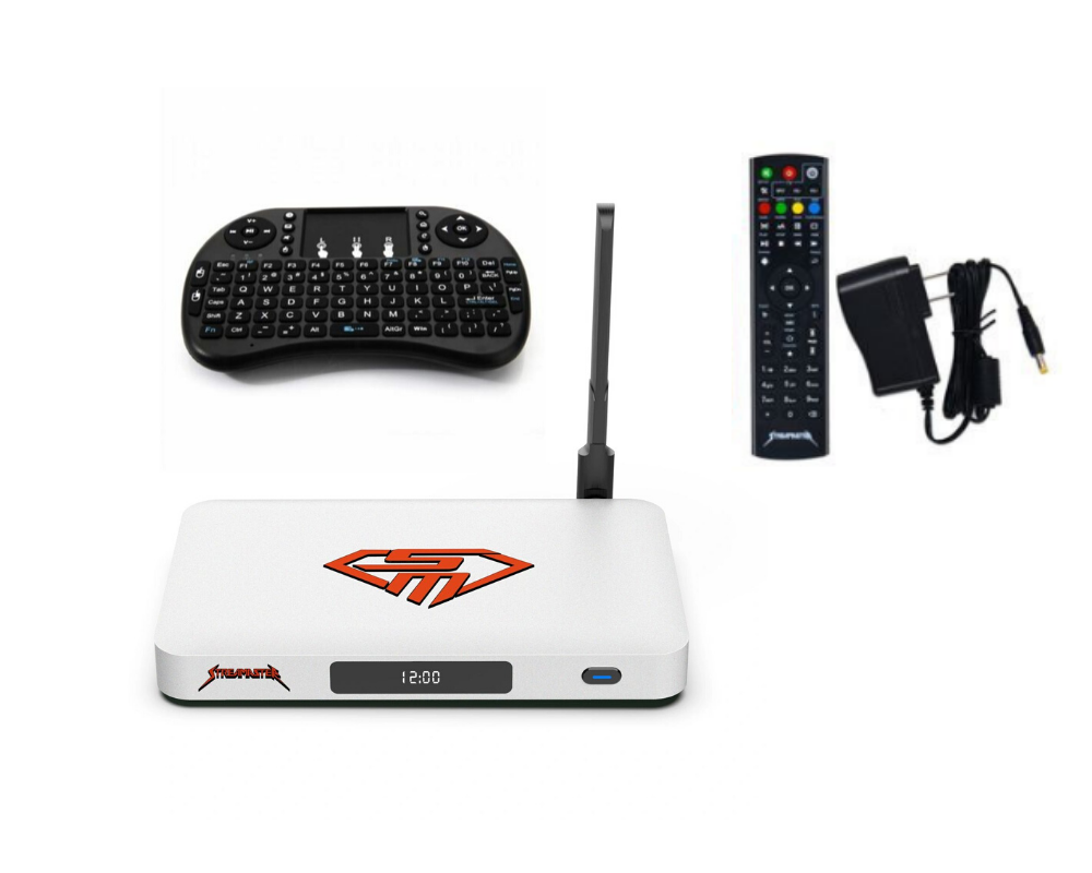VIP 2020 4K Ultimate Streaming TV Android Box with Keyboard Remote