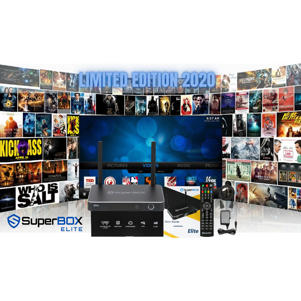 Superbox Elite 2021, Limited Edition 4GB 32 GB 6K IPTV Streaming Andro –  Streamasterbox