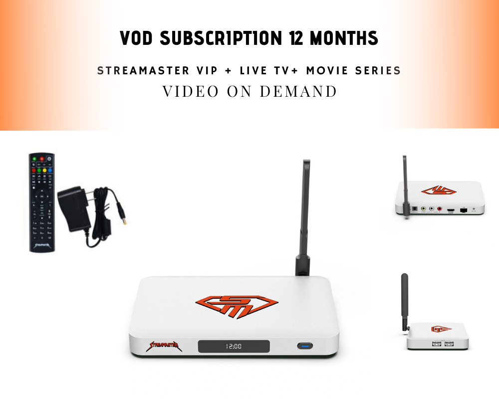 VIP 2020 VOD 4K Streaming TV Box Video on Demand Subscription