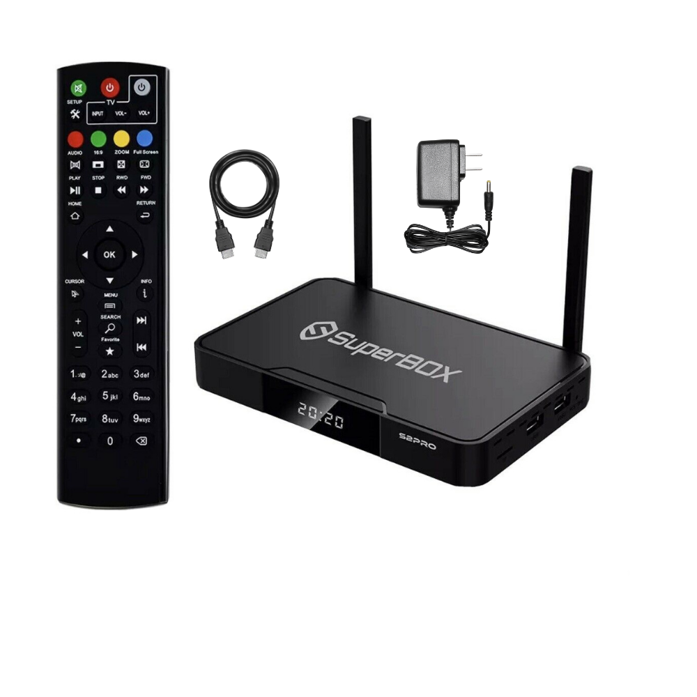 SUPERBOX S2 PRO 6K ANDROID TV Dual Band Wi-Fi 6K HD 4K Ultra HD 6K Video Player with Keyboard Remote Free Shipping USA