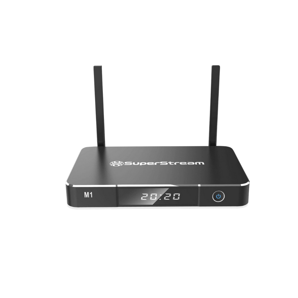 SuperStream M1 Android 9.0 Ultra Streaming Android Box 4GB DDR3 Memory 32GB Android TV Media Player