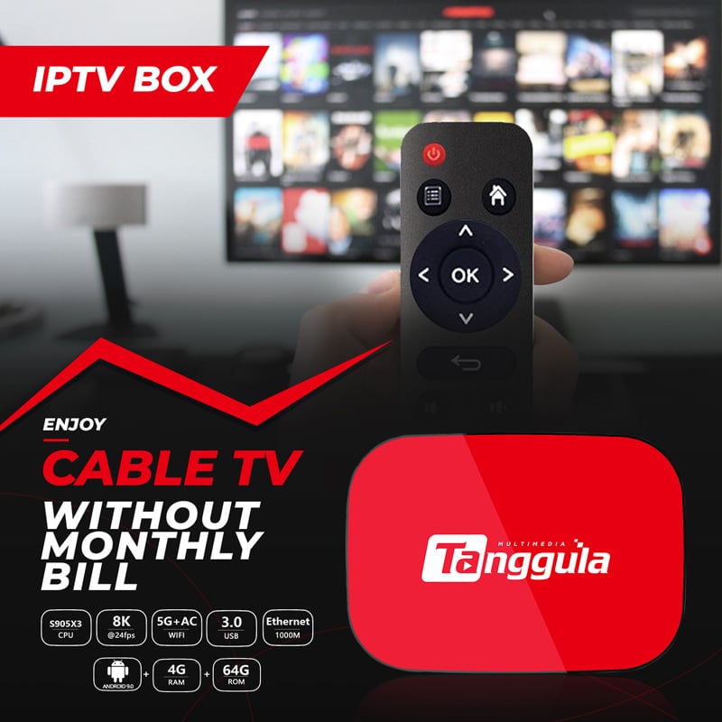 Tanggula Android 9.0 TV Box for IPTV