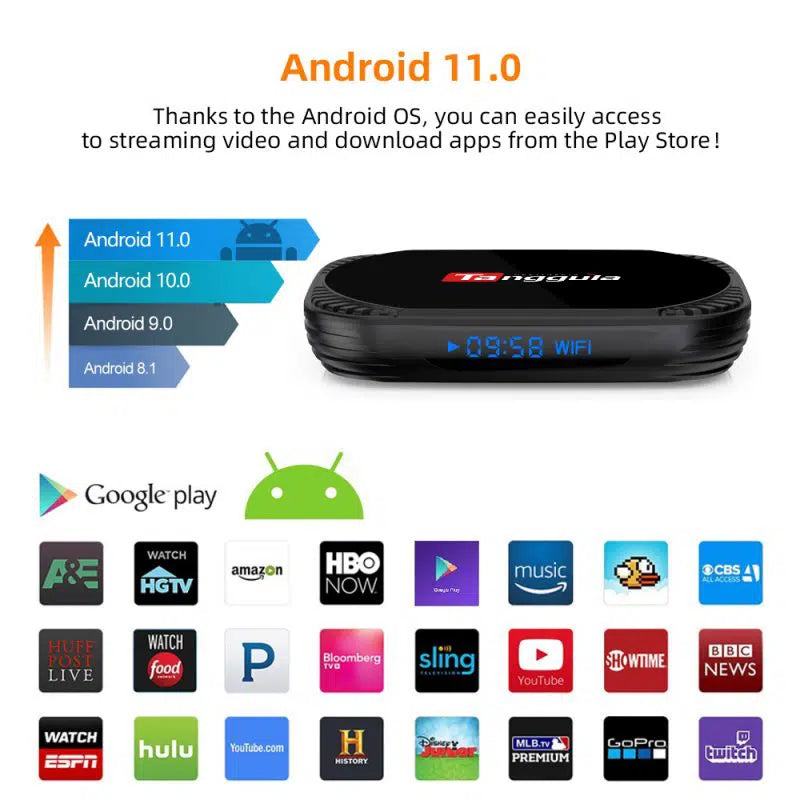 Tanggula X5 128G best Android 11 IPTV Box 2022